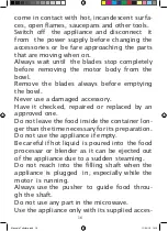 Preview for 16 page of Johnson Tuttofare Instructions For Use Manual