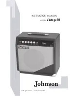 Johnson Vintage 50 Instruction Manual preview