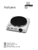 Johnson Vulcano Instructions For Use Manual preview