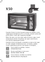 Johnson X50 Instructions For Use Manual предпросмотр