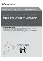 Preview for 2 page of JohnsonSuisse daintree curved shower screen Installation Manual