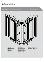 Preview for 3 page of JohnsonSuisse daintree curved shower screen Installation Manual