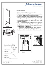 Предварительный просмотр 2 страницы JohnsonSuisse Gemelli Installation Manuallines