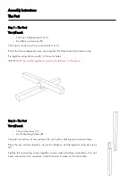 Предварительный просмотр 5 страницы Johnston & Jeff The Dalby Assembly Instructions Manual