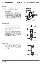 Предварительный просмотр 120 страницы Johnston VM502 Maintenance Manual