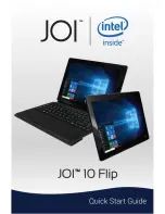 Предварительный просмотр 1 страницы Joice JOI 10 FLIP Quick Start Manual