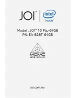 Предварительный просмотр 19 страницы Joice JOI 10 FLIP Quick Start Manual