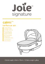 Joie calmi R129 C2105 Instruction Manual preview