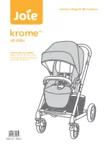 Joie krome Instruction Manual preview