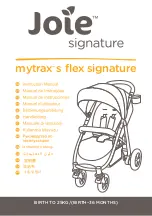 Joie mytrax s flex signature Instruction Manual preview