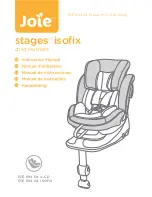 Joie stages isofix Instruction Manual preview