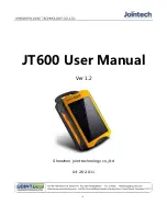 Предварительный просмотр 1 страницы JoinTech JT600 User Manual