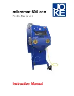 Предварительный просмотр 1 страницы joke mikromat 600 eco Instruction Manual