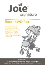 Предварительный просмотр 1 страницы Jole float 4WD flex Instruction Manual