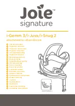 Jole signature i-Gemm 3 Installation Instructions Manual предпросмотр