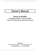 Preview for 1 page of Jolida JD 801BRC Owner'S Manual