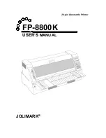 Jolimark FP-8800K User Manual предпросмотр