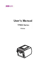 Предварительный просмотр 1 страницы Jolimark TP860 Series User Manual