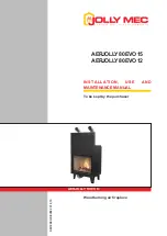 Preview for 1 page of Jolly Mec AERJOLLY 80 EVO 12 Instructions For Installation, Use And Maintenance Manual