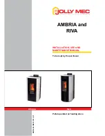 Jolly Mec AMBRIA Installation, Use And Maintenance Manual предпросмотр