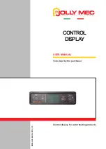 Предварительный просмотр 1 страницы Jolly Mec Control Display User Manual