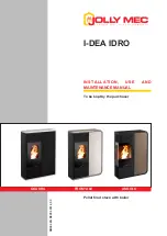 Preview for 1 page of Jolly Mec I-DEA IDRO Installation, Use And Maintenance Manual