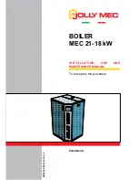 Jolly Mec MEC 21-18 kW Installation, Use And Maintenance Manual предпросмотр