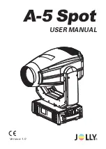 Jolly A-5 Spot User Manual preview