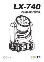 Предварительный просмотр 1 страницы Jolly LX-740 User Manual