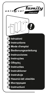 Предварительный просмотр 1 страницы Jolly Universal Family for Philips Instructions Manual