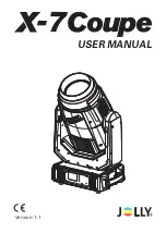 Предварительный просмотр 1 страницы Jolly X-4Beam User Manual