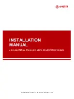 Jolywood JW-D60N Installation Manual предпросмотр