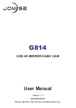 JOMISE G814 User Manual preview