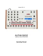 Jomox ALPHA BASE Operating Manual preview