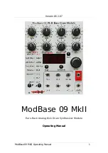 Jomox ModBase 09 MkII Operating Manual preview