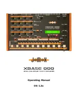 Jomox XBASE 999 Operating Manual preview