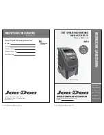 Preview for 1 page of Jon-Don 100 PSI Operation And Maintenance Manual