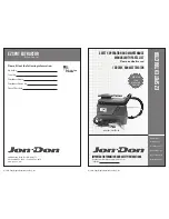 Jon-Don PM-EZS-EA Operation And Maintenance Manual предпросмотр