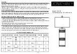 Preview for 1 page of JONATHAN Y JYL1009 Quick Start Manual