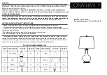 Предварительный просмотр 1 страницы JONATHAN Y JYL3019A-B Install