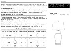 Preview for 1 page of JONATHAN Y JYL3047 Quick Start Manual