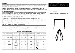 Предварительный просмотр 1 страницы JONATHAN Y JYL4004A Install