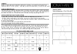 JONATHAN Y JYL4023A Quick Start Manual предпросмотр