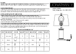 Предварительный просмотр 1 страницы JONATHAN Y JYL5035A Instructions