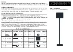 JONATHAN Y JYL9000A Quick Start Manual предпросмотр