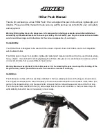 Preview for 1 page of Jones H-Bar Pack Manual