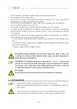 Preview for 16 page of Jonix 70JONIXUPIN Use And Maintenance Manual