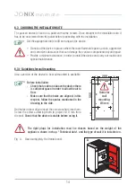 Preview for 14 page of Jonix 70WHMINIMATE4 Use And Maintenance Manual