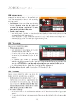 Preview for 20 page of Jonix 70WHMINIMATE4 Use And Maintenance Manual