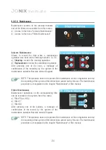 Preview for 24 page of Jonix 70WHMINIMATE4 Use And Maintenance Manual